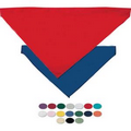 Small Triangle Pet Bandana w/ Hem Opening For Collar - Blank